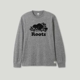 【Roots】Roots男裝-絕對經典系列 左胸海狸LOGO厚磅短袖T恤(灰色) 歷史價格詳細信息