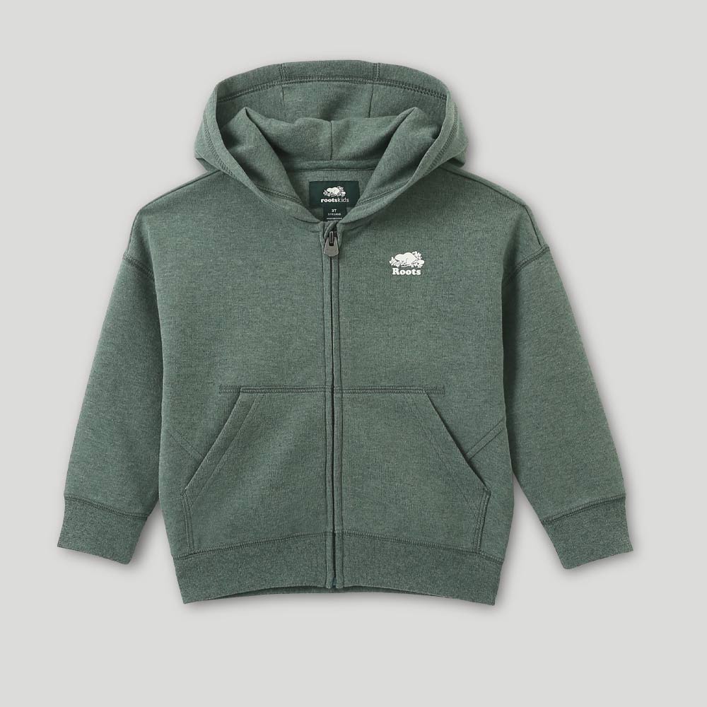 【Roots】Roots小童-城市悠遊系列 海狸LOGO寬鬆剪裁刷毛連帽外套(拼色) 歷史價格詳細信息