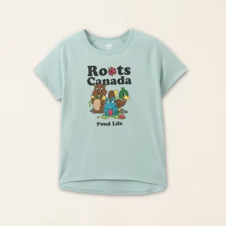 【Roots】Roots女裝-擁抱真我系列 刺繡動物有機棉短袖T恤(黑色) 歷史價格詳細信息