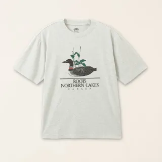【Roots】Roots男女共款-經典小木屋系列 山林風景圓領大學T(燕麥色) 歷史價格詳細信息