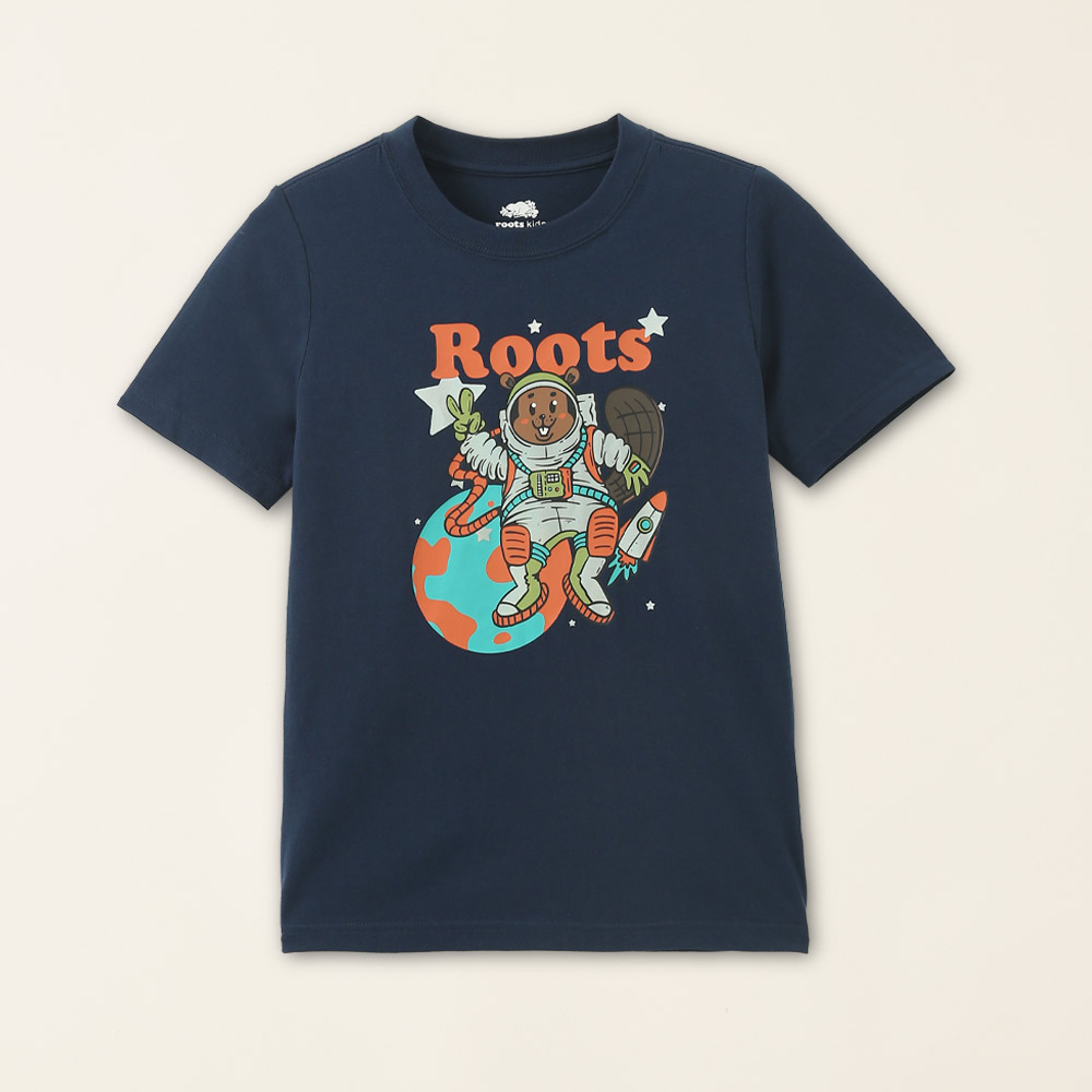 【Roots】Roots大童-星際遨遊系列 觀星海狸有機棉短袖T恤(綠色) 歷史價格詳細信息