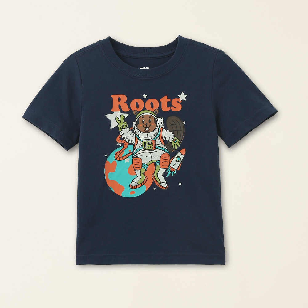 【Roots】Roots小童-星際遨遊系列 觀星海狸有機棉短袖T恤(綠色) 歷史價格詳細信息