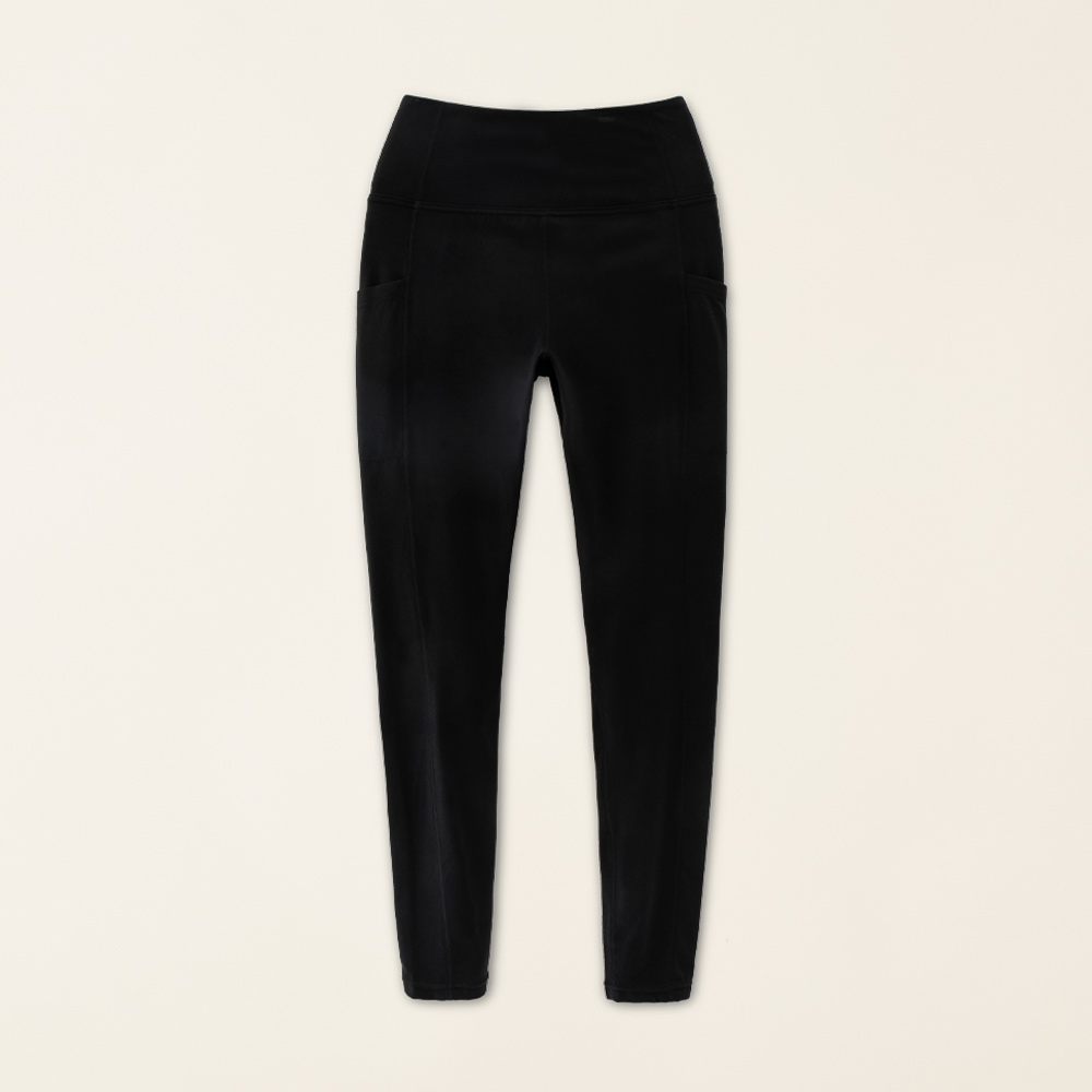 Roots 黑色內刷毛長褲、size：14 【美國官網正品】 歷史價格詳細信息