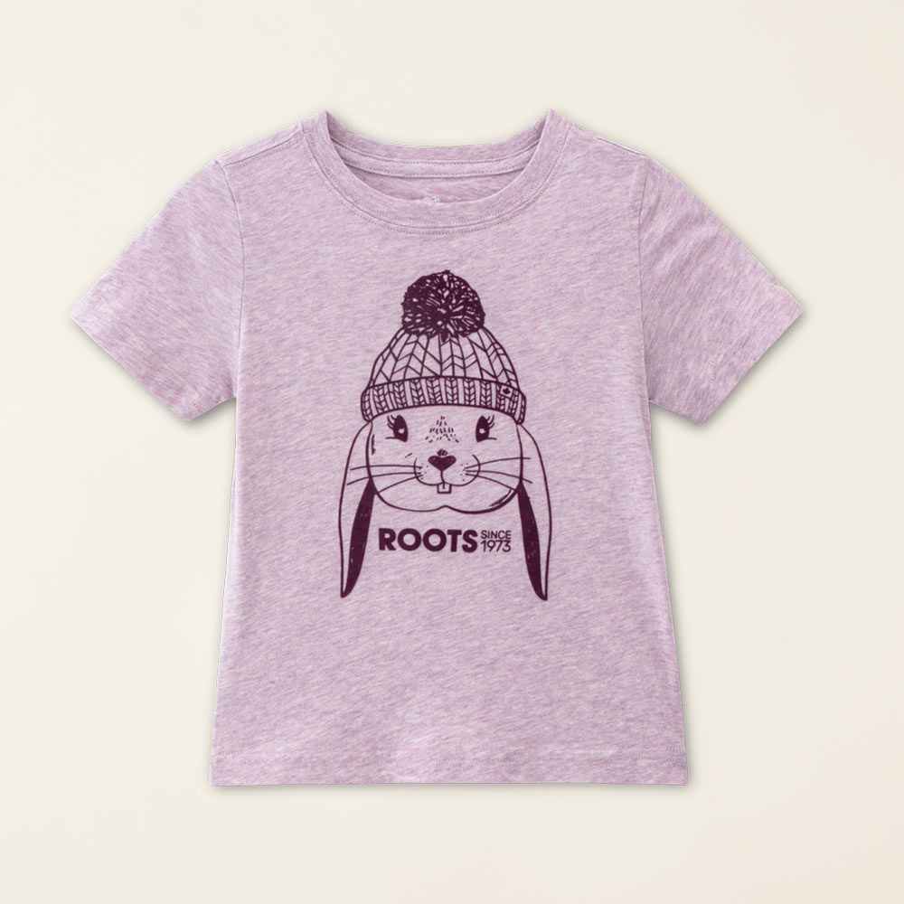 【Roots】Roots小童-動物派對系列 毛帽貓咪純棉短袖T恤(粉橘色) 歷史價格詳細信息