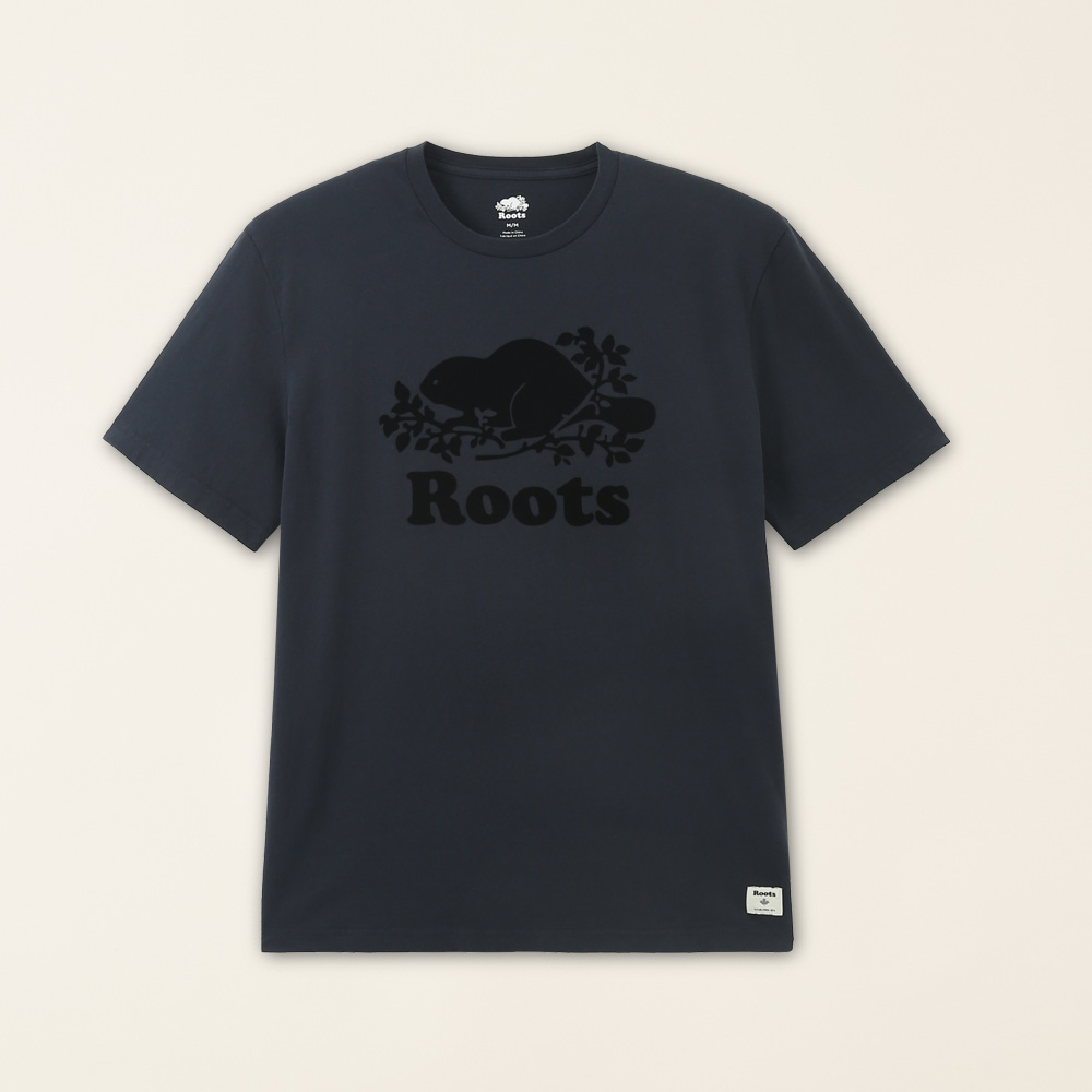 【Roots】Roots男裝-喚起自然之心系列 文字LOGO有機棉短袖T恤(橘紅色) 歷史價格詳細信息