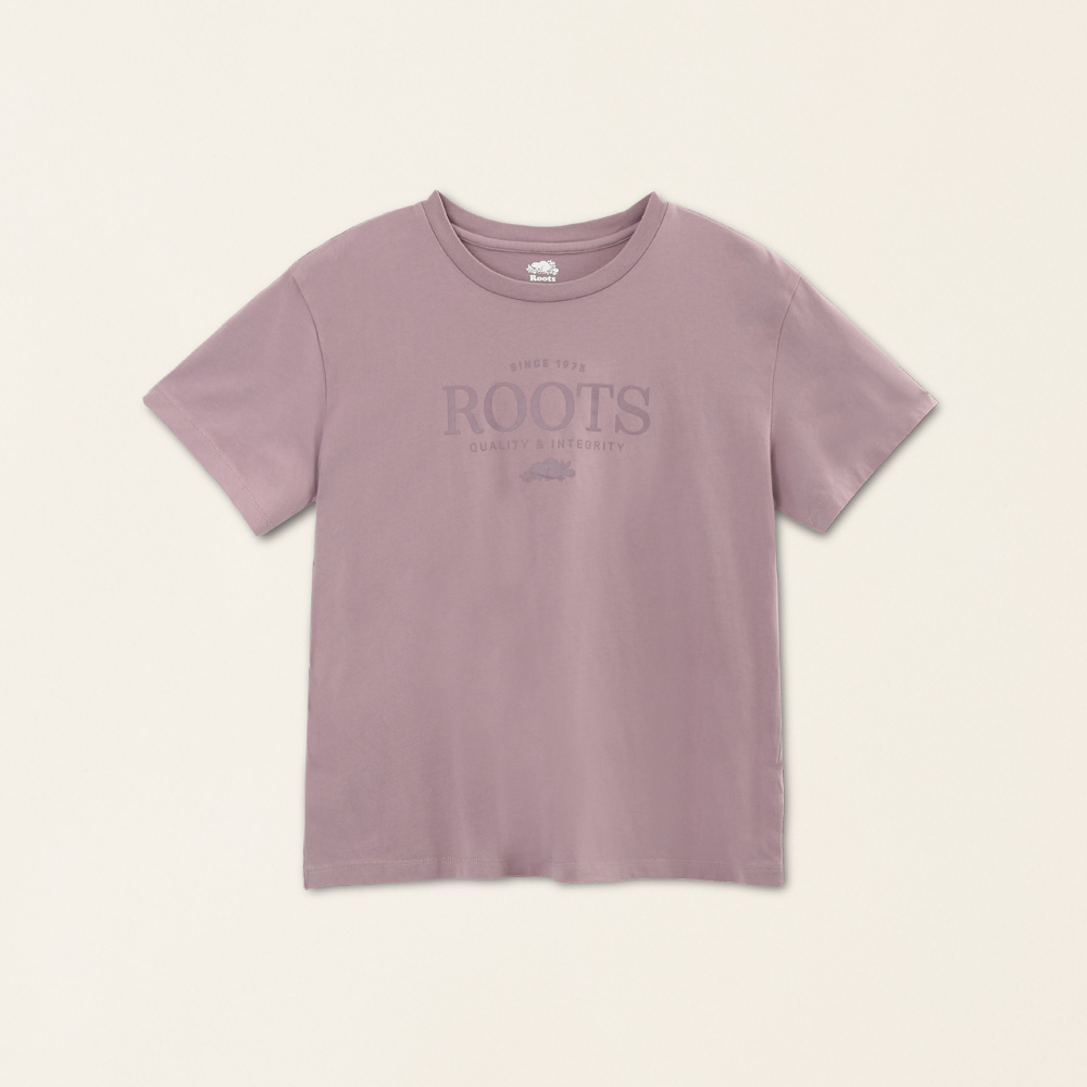 【Roots】Roots女裝-舒適生活系列 簡約設計有機棉連身褲裝(腰果色) 歷史價格詳細信息