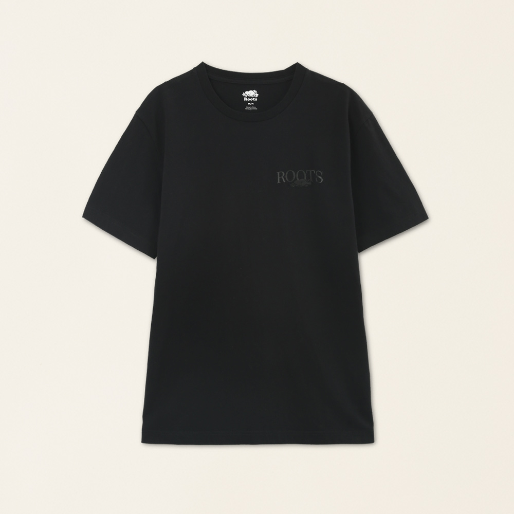 【Roots】Roots男裝-舒適生活系列 左胸口袋文字LOGO POLO衫(黑色) 歷史價格詳細信息