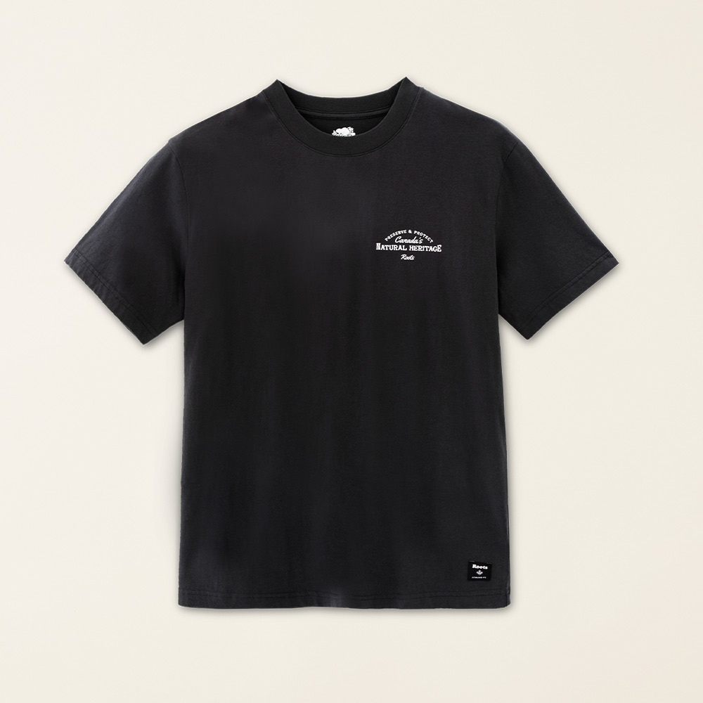 【Roots】Roots男裝-城市旅者系列 環形海狸LOGO雙面布大學T(綠色) 歷史價格詳細信息