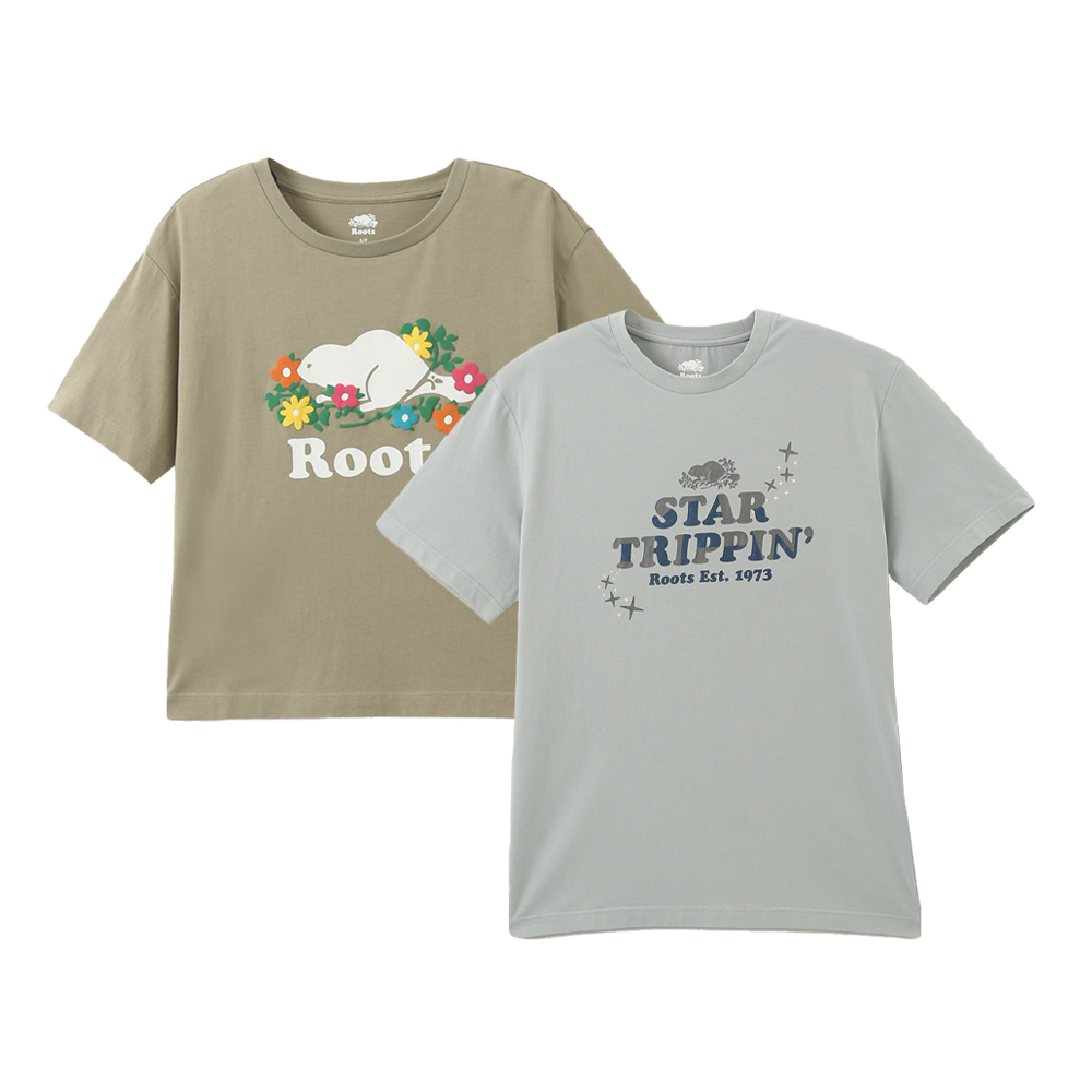 Roots Logo短袖上衣 短t 男 古著 二手 歷史價格詳細信息