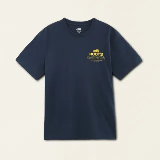 【Roots】Roots男裝-城市旅者系列 環形海狸LOGO雙面布大學T(綠色) 歷史價格詳細信息