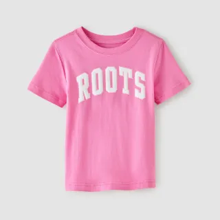 【Roots】Roots小童-BARBIE™ X Roots聯名系列 品牌文字寬版大學T(灰色) 歷史價格詳細信息