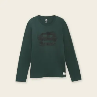 【Roots】Roots男裝-經典小木屋系列 格紋刺繡長袖T恤(黑色) 歷史價格詳細信息