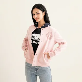 棒球外套女 粉色棒球外套 韓國棒球外套 美式復古刷毛加厚棒球服女冬季小香外套百搭港炸街學生 歷史價格詳細信息