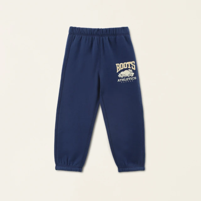 Roots小童藍色植絨刷毛長褲4T 歷史價格詳細信息