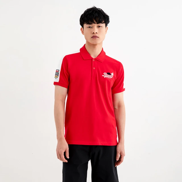 Roots Canada 紅色楓葉布章polo衫 網眼馬球衫 男 M 歷史價格詳細信息