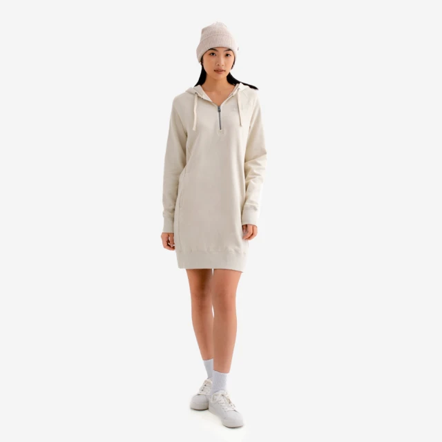 長帽 洋裝 連帽長洋裝 長版連帽洋裝 毛衣裙女秋冬中長款小個子大尺碼慵懶瑞針織連帽大學復古過膝洋裝 歷史價格詳細信息