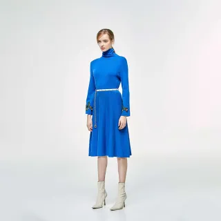 IROO 藍色白棕條紋圓領長袖毛衣,尺寸36,肩寬48.5cm胸寬42.5cm,原價1880,全新未穿標籤未剪降價大出清 歷史價格詳細信息