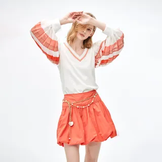 【iROO】壓摺亮條網紗裙 歷史價格詳細信息
