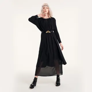 【iROO】蕾絲裝飾花長裙 歷史價格詳細信息