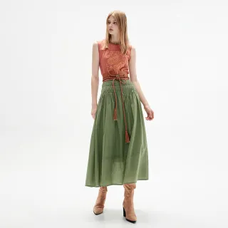 【iROO】鬆緊腰合身9分褲 歷史價格詳細信息