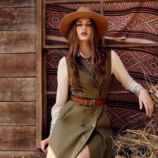 【iROO】波西唯美葉脈花印花短裙 歷史價格詳細信息