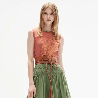 【iROO】波西唯美葉脈花印花短裙 歷史價格詳細信息