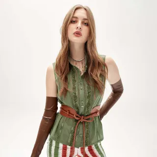 【iROO】波西唯美葉脈花印花短裙 歷史價格詳細信息