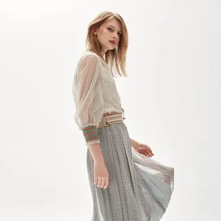 【iROO】鬆緊腰合身9分褲 歷史價格詳細信息