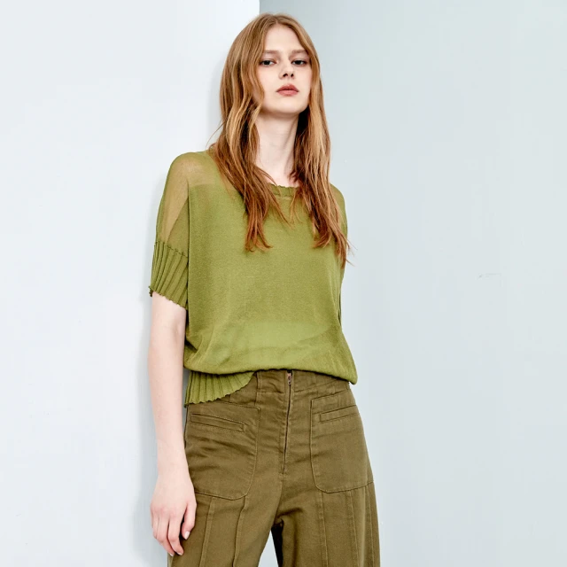 【iROO】羅紋小蓬袖T恤 歷史價格詳細信息