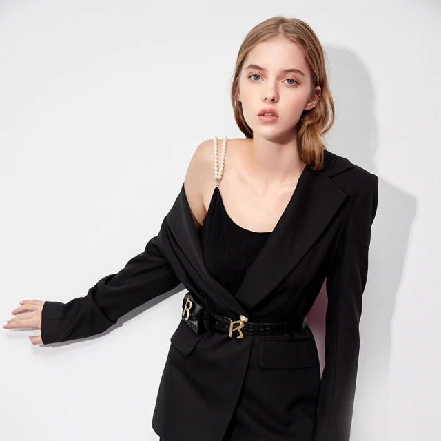 【iROO】珍珠花呢口袋短裙 歷史價格詳細信息