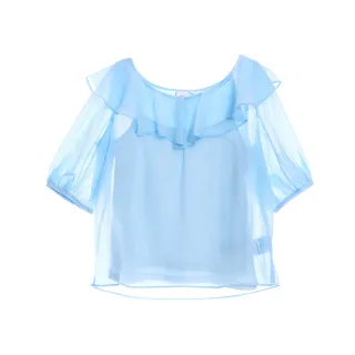 【iROO】氣質荷葉透紗背心 歷史價格詳細信息