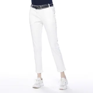 【Lynx Golf】korea女款韓國進口商品簡約時尚素面造型後口袋設計平口休閒九分褲(二色) 歷史價格詳細信息
