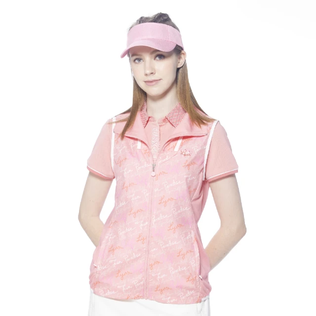 【Lynx Golf】女款滿版可愛貓印花隱形拉鍊連帽可拆式無袖背心(二色) 歷史價格詳細信息