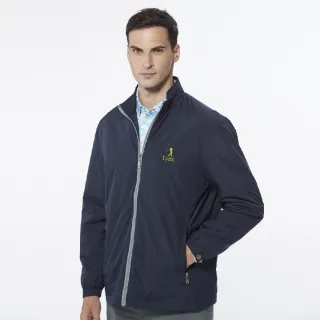 【Lynx Golf】男款薄鋪棉防風保暖精美繡花雙面穿Lynx Golf線條印花無袖背心(二色) 歷史價格詳細信息