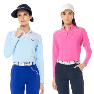 【Lynx Golf】女款內刷毛保暖舒適反光印花設計拉鍊口袋長袖可拆式連帽外套(二色) 歷史價格詳細信息