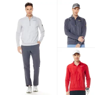 【Lynx Golf】男款保暖舒適雙面立體組織材質配布剪裁設計胸袋款長袖POLO衫(三色) 歷史價格詳細信息