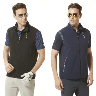 【Lynx Golf】男款防潑水四面彈性山貓雷射沖孔造型後腰印花剪接拉鍊口袋平口休閒長褲(二色) 歷史價格詳細信息