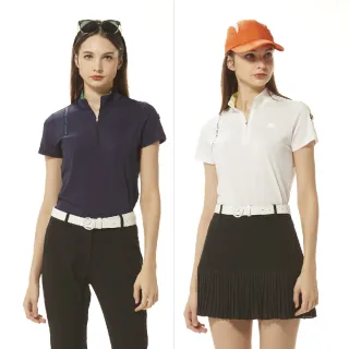 【Lynx Golf】首爾高桿風格!女款防潑水彈性弧度下擺設計袋蓋拉鍊口袋無袖不可拆式連帽背心(二色) 歷史價格詳細信息