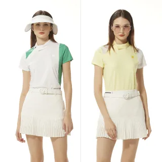 【Lynx Golf】首爾高桿風格!女款防潑水彈性弧度下擺設計袋蓋拉鍊口袋無袖不可拆式連帽背心(二色) 歷史價格詳細信息