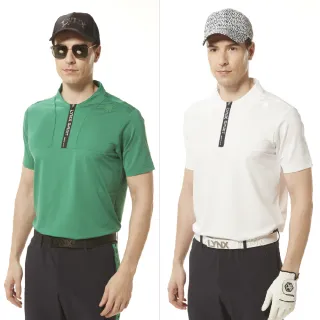 【Lynx Golf】首爾高桿風格!男款莫代爾棉材質配色線衫山貓系列膠標長袖POLO衫(二色) 歷史價格詳細信息