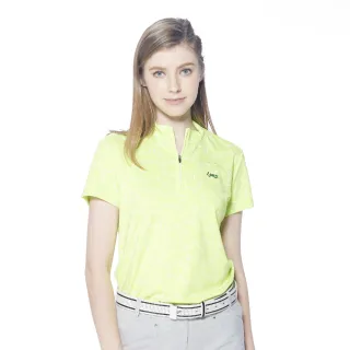 【Lynx Golf】女款吸溼排汗機能織帶剪接設計後背山貓沖孔配布造型無袖背心(二色) 歷史價格詳細信息