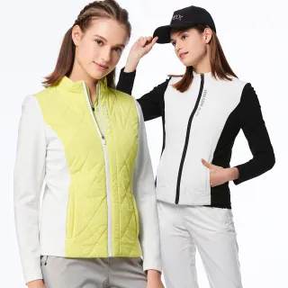 【Lynx Golf】女款保暖舒適內磨毛壓光工藝造型剪裁拉鍊口袋無袖背心(二色) 歷史價格詳細信息