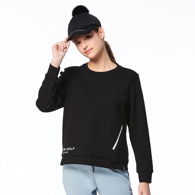 【Lynx Golf】首爾高桿風格!女款防潑水彈性弧度下擺設計袋蓋拉鍊口袋無袖不可拆式連帽背心(二色) 歷史價格詳細信息