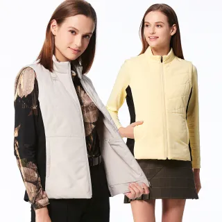 【Lynx Golf】女款保暖舒適內磨毛壓光工藝造型剪裁拉鍊口袋無袖背心(二色) 歷史價格詳細信息