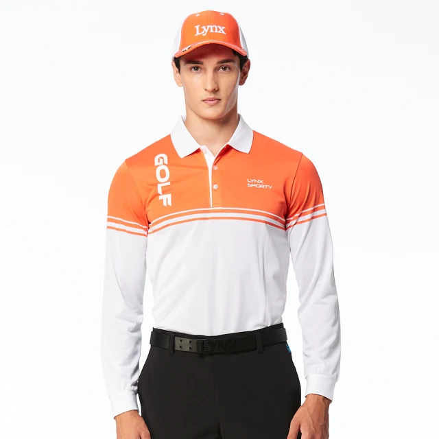【Lynx Golf】男款網眼材質內刷毛保暖菱型英文印花胸袋款長袖POLO衫(三色) 歷史價格詳細信息