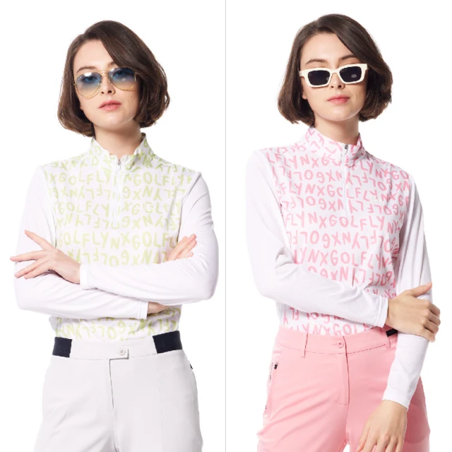 【Lynx Golf】女款吸溼排汗半身斜紋印花兩袖織帶設計短袖立領POLO衫/高爾夫球衫(粉紅色) 歷史價格詳細信息