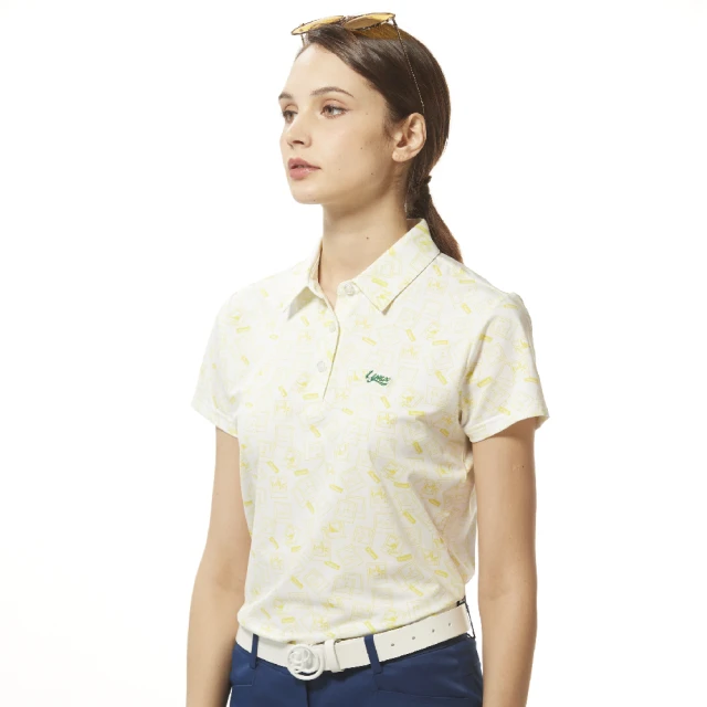 【Lynx Golf】女款吸溼排汗機能織帶剪接設計後背山貓沖孔配布造型無袖背心(二色) 歷史價格詳細信息