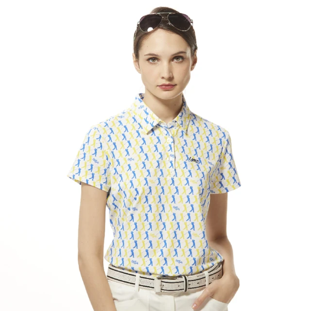 【Lynx Golf】女款吸溼排汗機能織帶剪接設計後背山貓沖孔配布造型無袖背心(二色) 歷史價格詳細信息