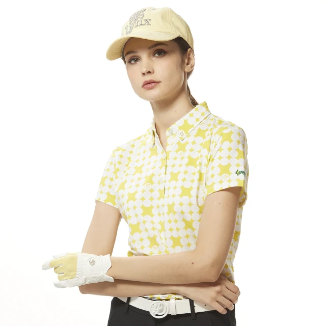 【Lynx Golf】女款吸溼排汗機能織帶剪接設計後背山貓沖孔配布造型無袖背心(二色) 歷史價格詳細信息