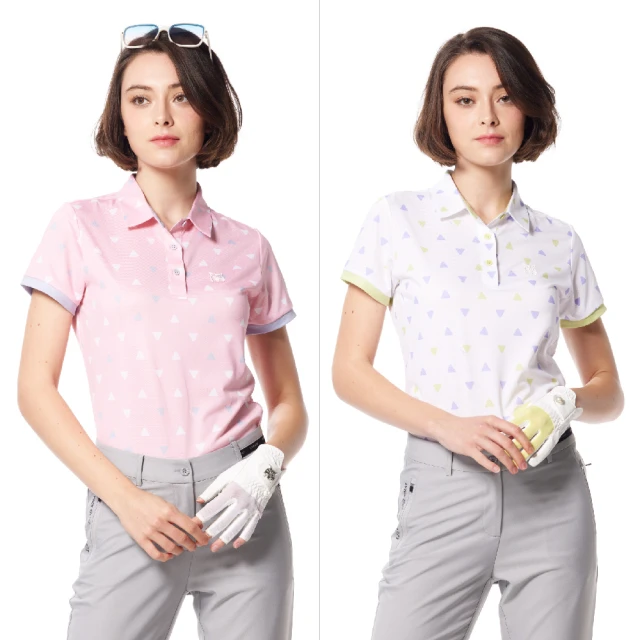 【Lynx Golf】女款吸溼排汗機能織帶剪接設計後背山貓沖孔配布造型無袖背心(二色) 歷史價格詳細信息